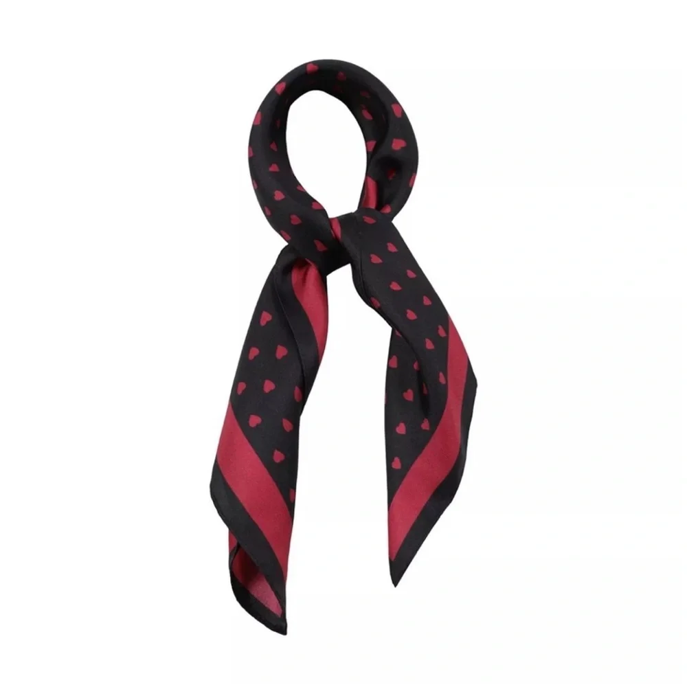 Kate Spade Mini Hearts bandana scarf